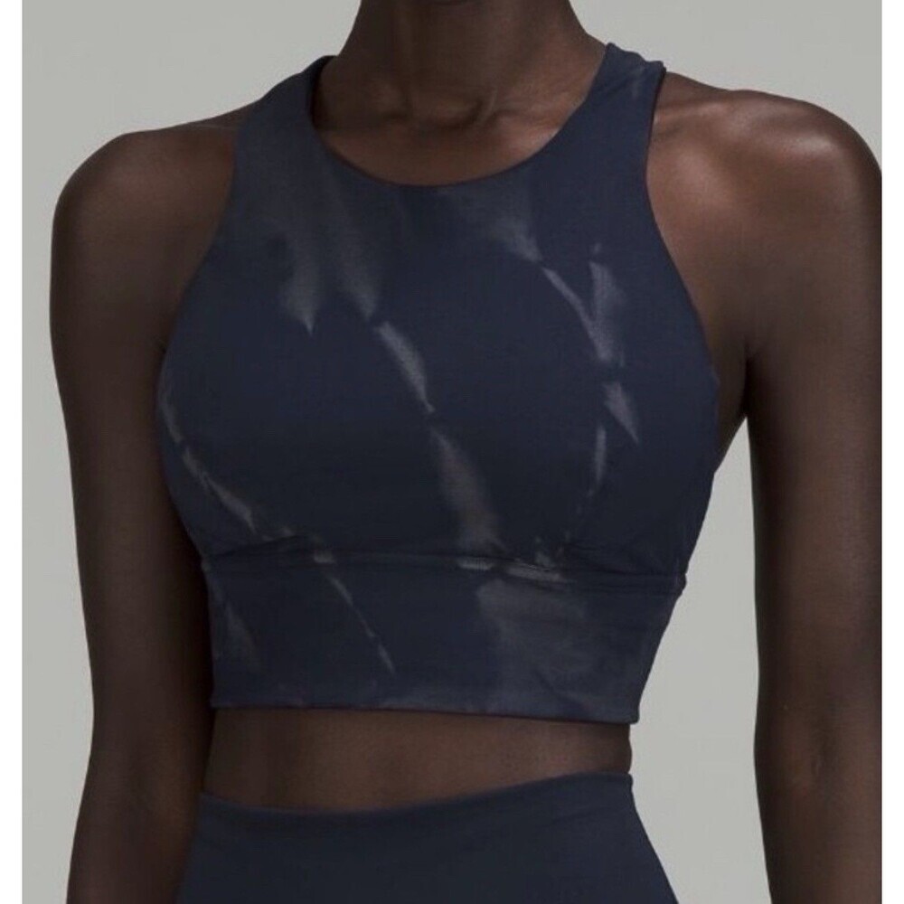 Lululemon Wunder Train Long-Line Bra *Medium Support, Cups Navy size 8